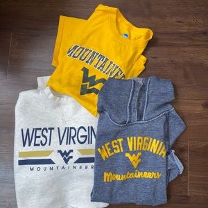 WVU Sweatshirts/ Tshirt Bundle